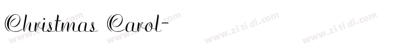 Christmas Carol字体转换 Christmas Carol字体转换